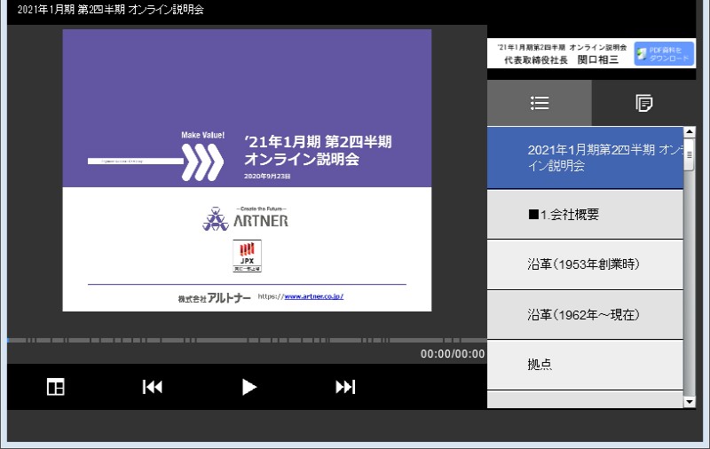 クリックしてコンテンツを表示